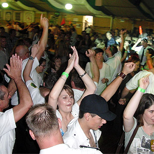 Partyband auf dem Schützenfest